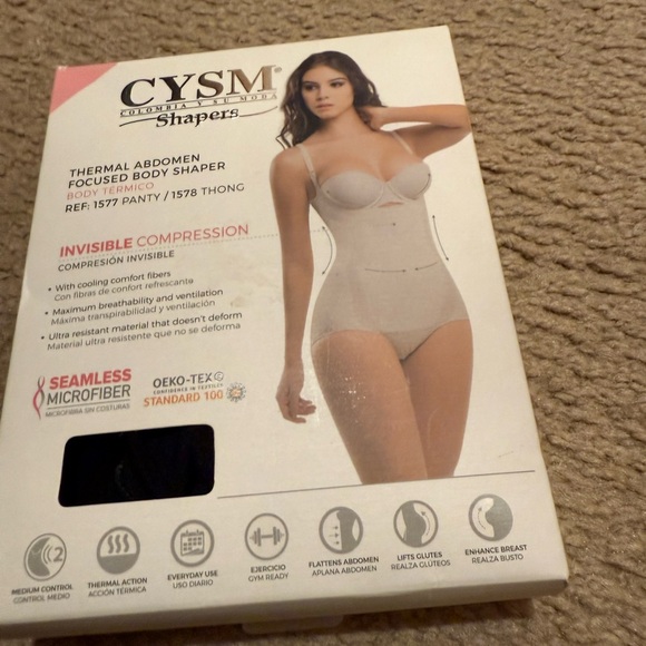 CYSM Other - CYSM Women's Thermal Body Shaper - Beige